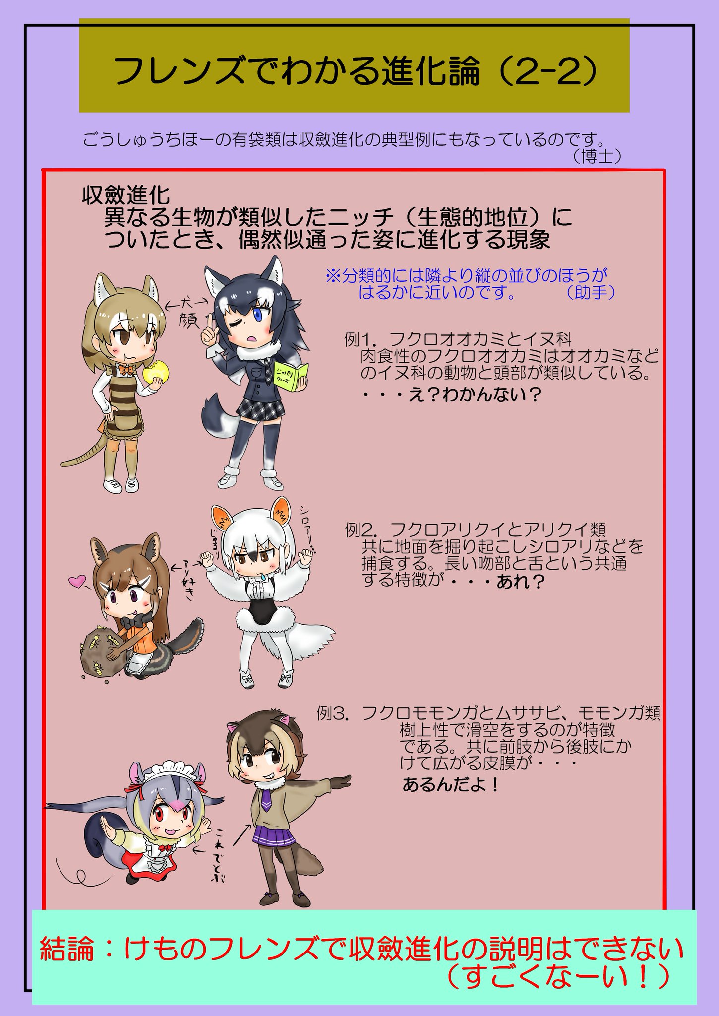 だしまき Twitter પર 適応放散のお勉強なのだ けものフレンズ けもフレ オーストラリア 適応放散 だしまき Twitter પર 適応放散のお勉強なのだ けものフレンズ けもフレ オーストラリア 適応放散