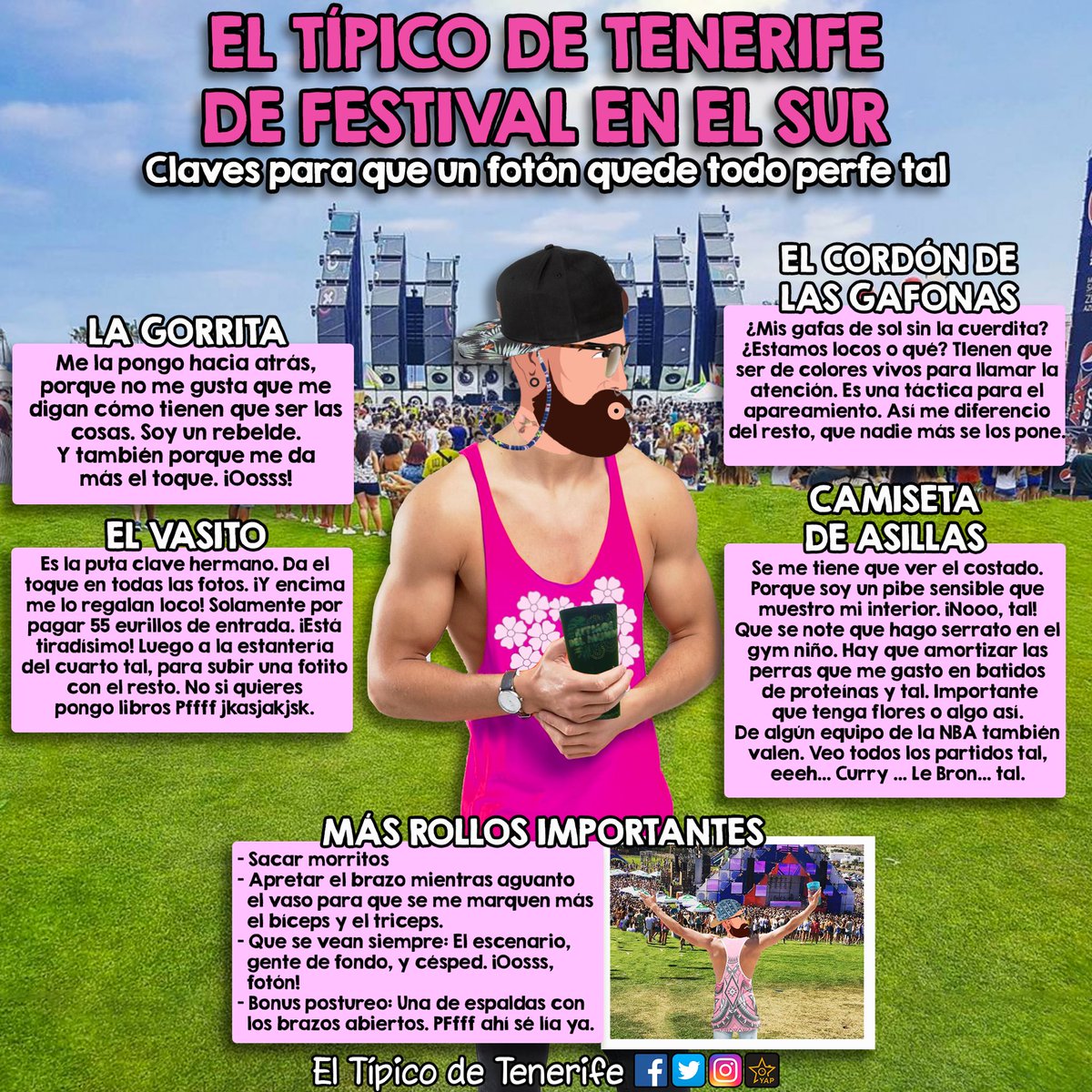 El Típico de Tenerife de Festival en el Sur. Claves para un fotón que quede todo perfe tal.