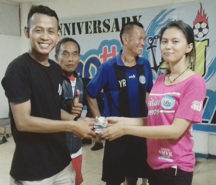 Alhamdulillah Hasil Tiket Peduli #Persitara hari ini sebesar Rp. 3.350.000 &amp; sdh dibrikan kpd Pemain diwakili oleh Ramdhani 
#PersitaraDay