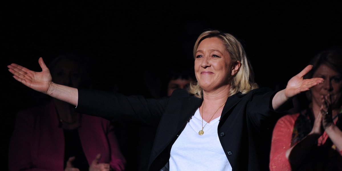 leLab_E1's tweet image. Élue, Marine Le Pen entre pour la première fois à l’Assemblée nationale lelab.europe1.fr/elue-marine-le…