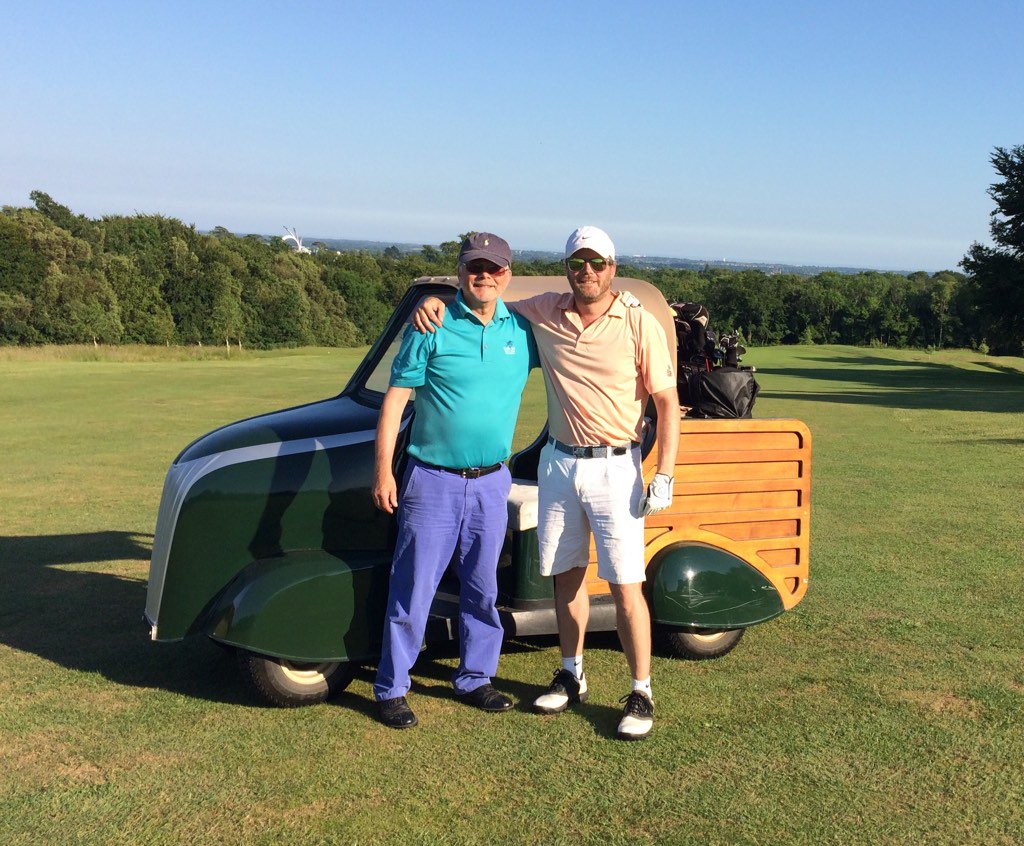 SimonLongman's tweet photo. Happy Father's Day! I let him win... @goodwood_golf https://t.co/NJ8TLfzSTS