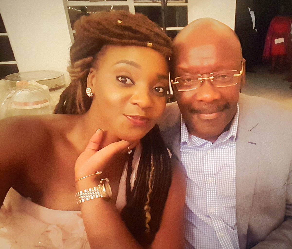 RuvhenekoP's tweet photo. Dads &amp; their daughters. Blessed are we. Blessed are they. #ThisBond #HappyFathersDay @DrDParirenyatwa when other titles go, "Dad" remains. https://t.co/sRv38zPcL2