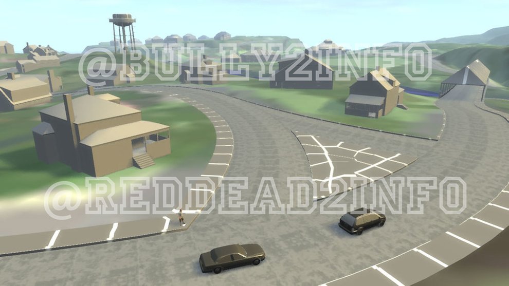Imagem de Bully 2 em desenvolvimento.