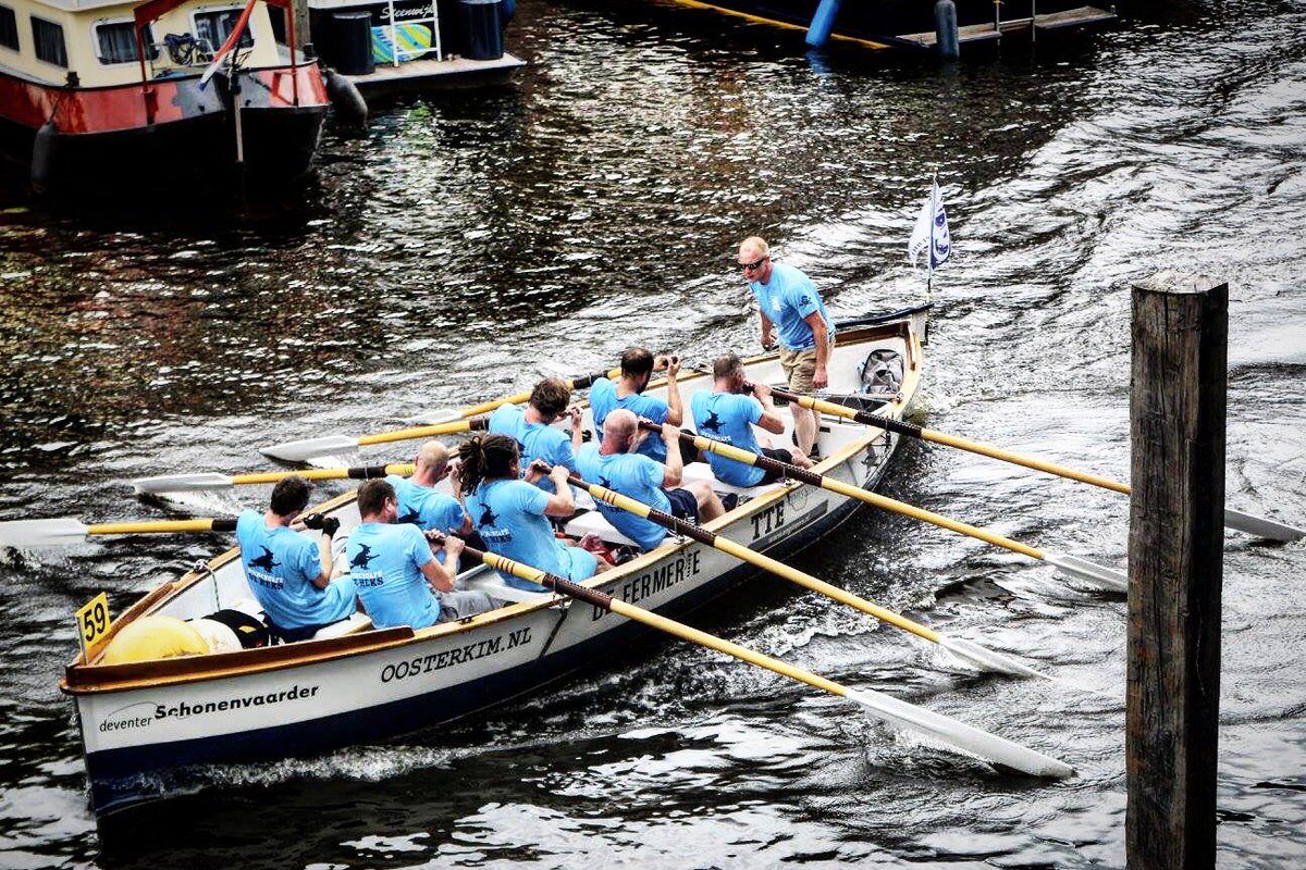 Nog aan het na genieten van gister! #lekkerroeien in <a href="/ZwolseGR/">Zwolse Grachtenrace</a>