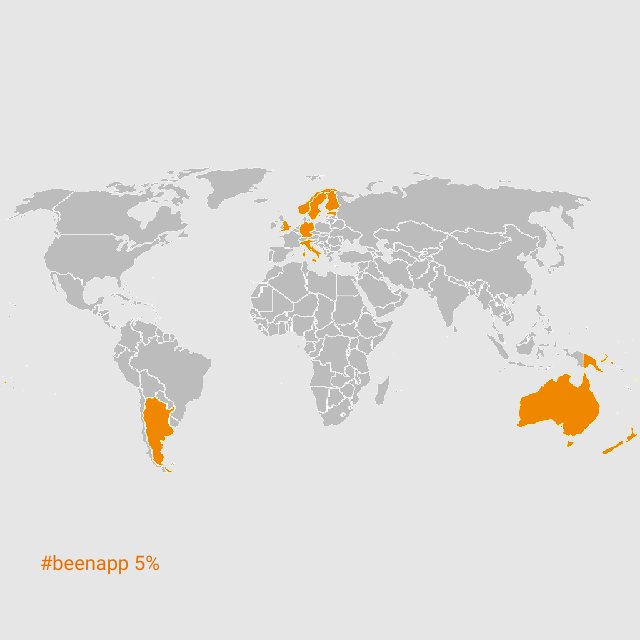 australia_ball's tweet photo. I've visited 5% of all countries in the world. #beenapp @been_app https://t.co/mnlisJPBnQ