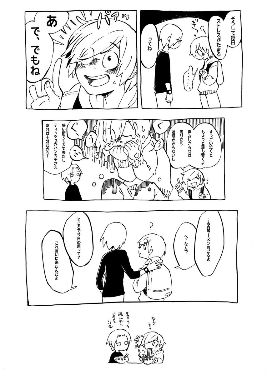 ストレスは目から出す 