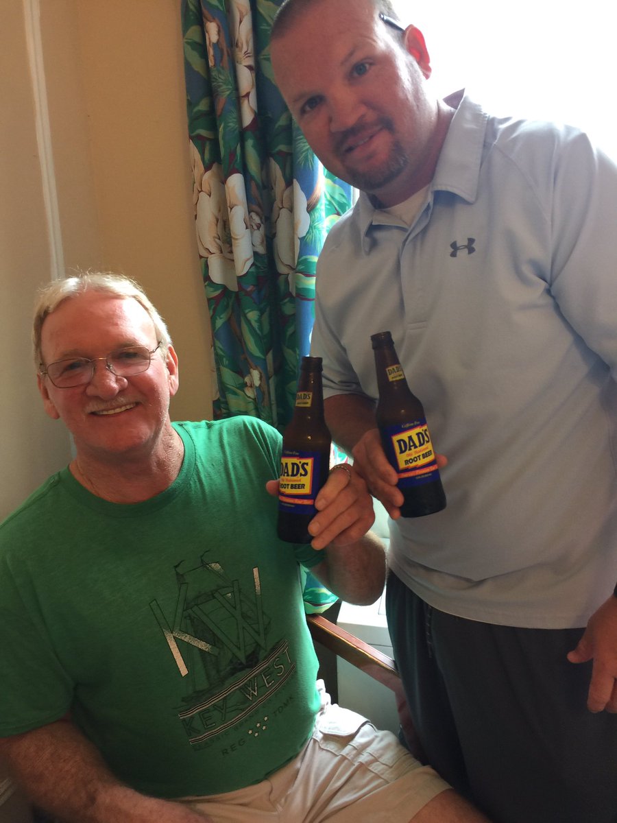 24_RossC's tweet image. A "beer"
With my dad on Father's Day! Here's to you dad! #dadsrootbeer