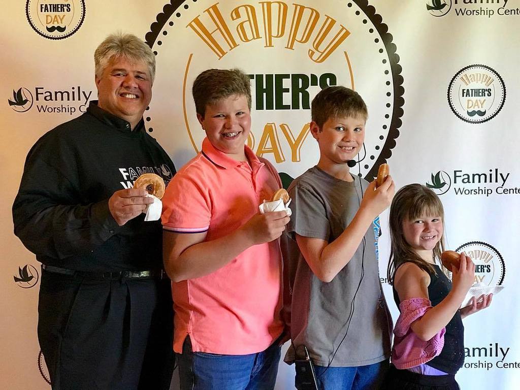 FWCFlorence's tweet photo. Happy Father's Day from Pastor Steve, his family, and all of us at FWC! #FathersDay #RealMenTakeAction https://t.co/6wBoiJFK0k https://t.co/32NbeU5vsw