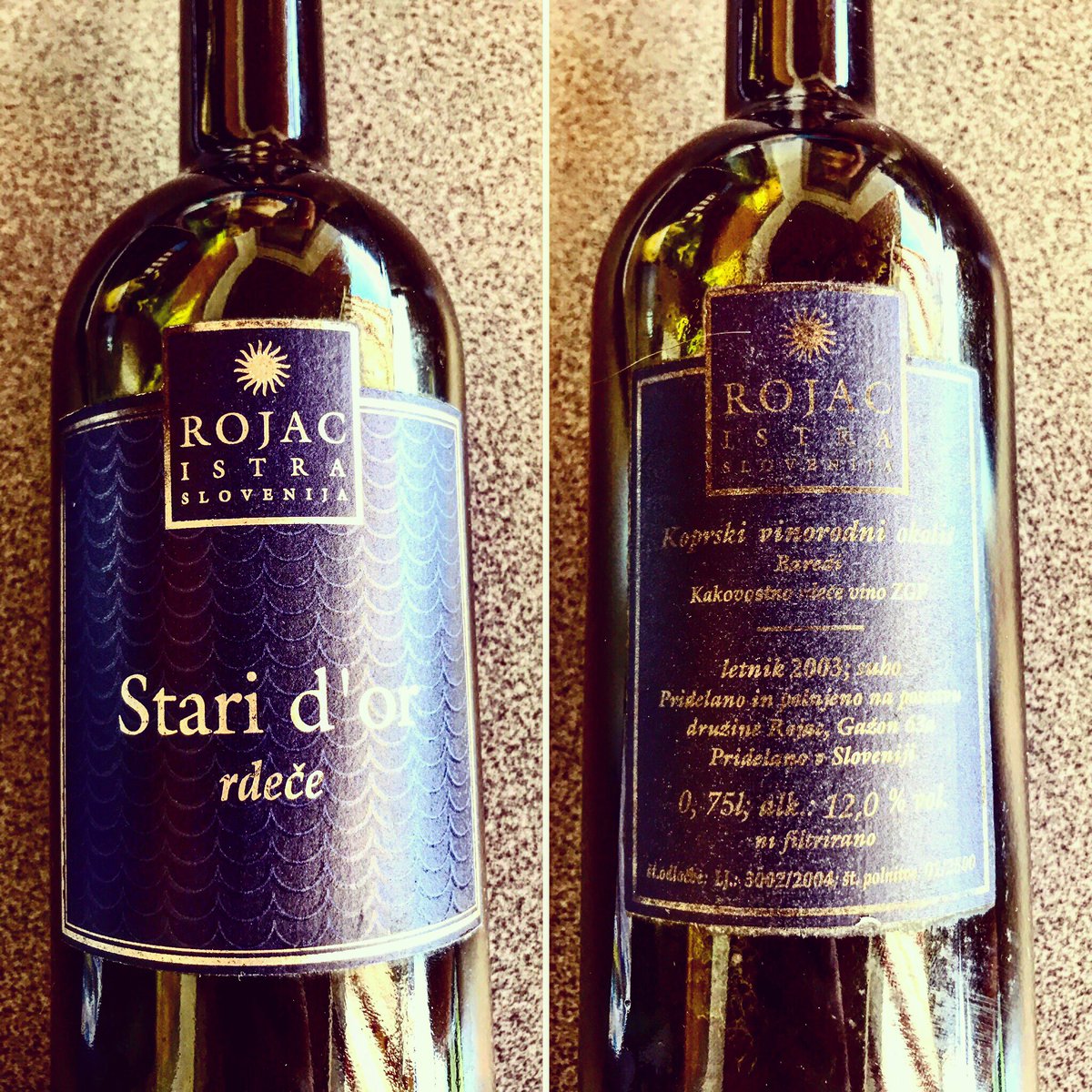 RojacWine's tweet photo. Back to old vintages while waiting to offer new on to the market #staridor #red #2003 #vintage20003 #rojac #rojacwine #naturallygoodwines https://t.co/iEXfMMGL44