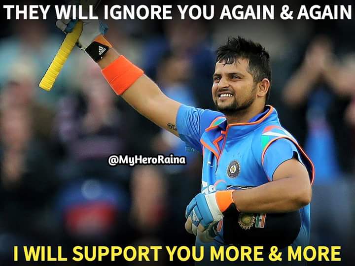 dhineshsrikanth's tweet photo. #WeWantRainaBackInICT  
@ImRaina  
#INDvPAK  #CT17Final #BCCISelectionTeam  #ChampionsTrophy2017 https://t.co/ROvbC3YkWz