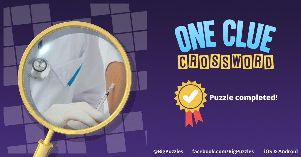 Gypsy4u64's tweet photo. I completed a puzzle in One Clue Crossword. Play now for free!
https://t.co/0NPWp0olTA #OneClueCrossword https://t.co/M10XA6fqzy