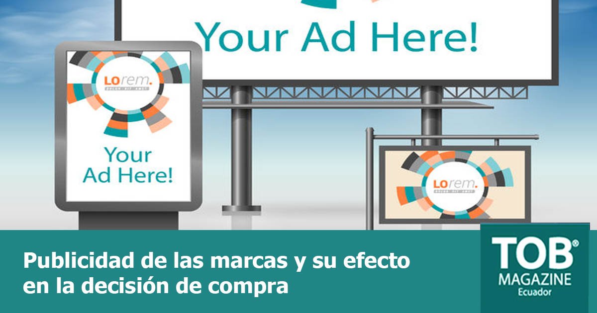 TOBMagazine's tweet photo. La publicidad de las marcas y su exposición en medios de comunicación https://t.co/M5mx9vmDlB https://t.co/XvdlfZzlsF