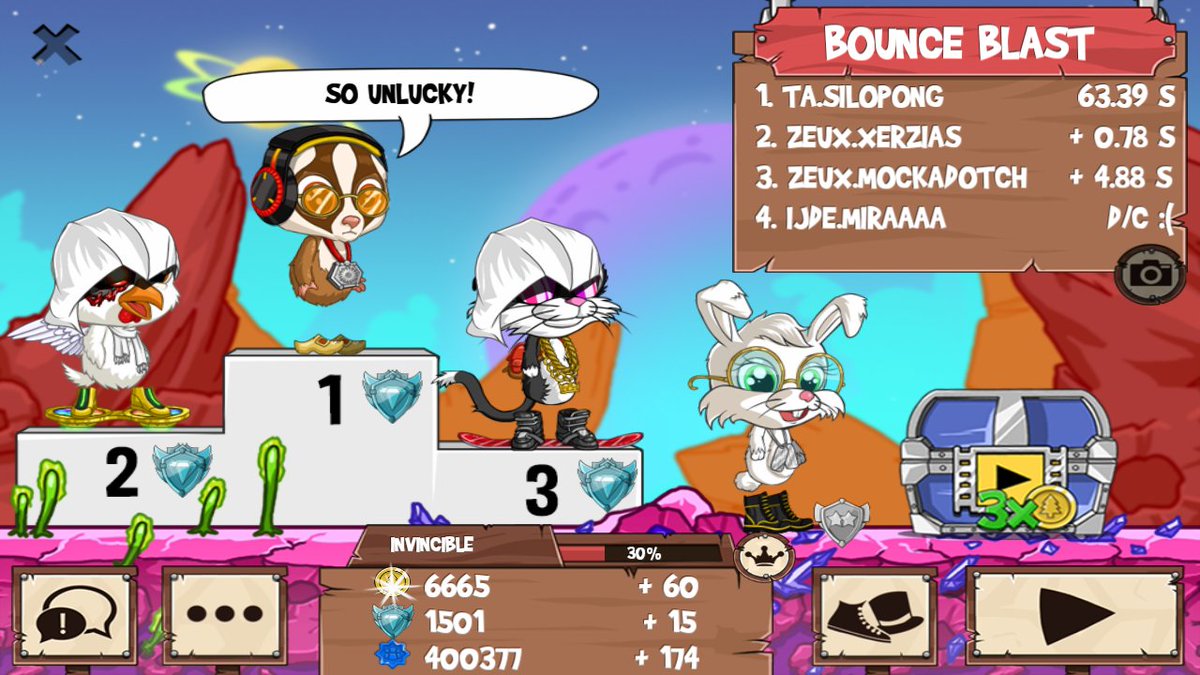 SiLopong's tweet photo. 2vs1 ? LOL !! 😂😂😂😂 Get on my level, son! #funrun2 #xerzias #Mockadotch #miraaaa https://t.co/DvyLErmHDW