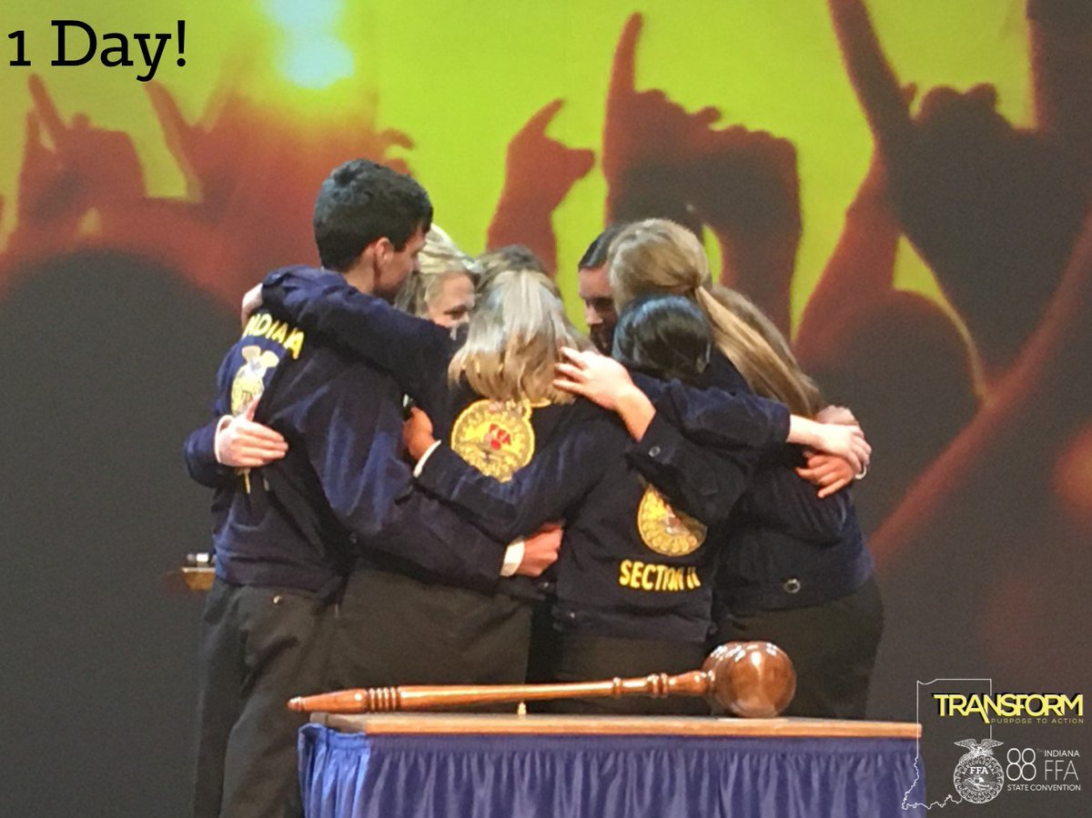 1 year ago, this State Officer team was elected to help transform lives. Get ready for the #88INFFAConv starting in ONE DAY!