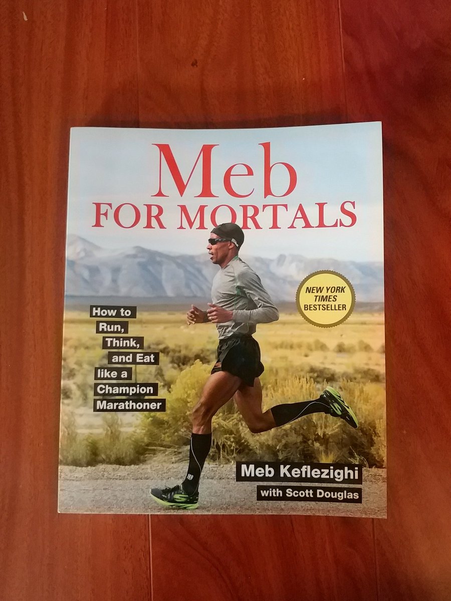 jayrobWL's tweet image. Kiddos got me new running socks, hydration belt, and this for father's day. Can't wait to start reading. Think they know me well!!  @runmeb