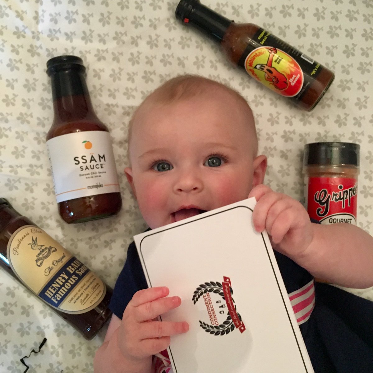 CondimentConnex's tweet photo. Even at a young age, she knows the best gift for dad on #FathersDay! https://t.co/w1m3ddqFZT