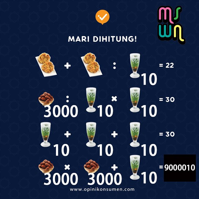 maswanlagi's tweet photo. @opinikonsumen_ 9.000.010 #GenerasiPintar @W4r_1 @Ndiiin_ @Sigitsantoso77 @ahmadkelik @ayuniadesty https://t.co/KYyk8eotIU
