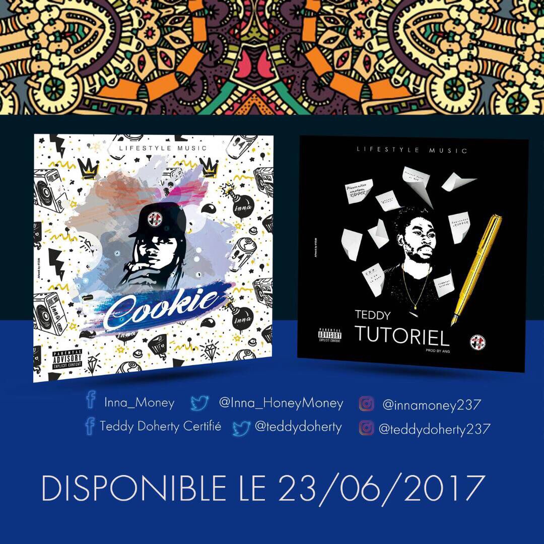 LIFESTYLEMUSIC4's tweet photo. #Rap237  2 nouveaux titres ce 23|06  🎧🚀🇨🇲
🚨@teddydoherty "Tutoriel" Prod by @BeatbymeANG 
🚨@Inna_HoneyMoney "Cookie"  
#BackToTheBasic #LSM https://t.co/W907Y44Pnp