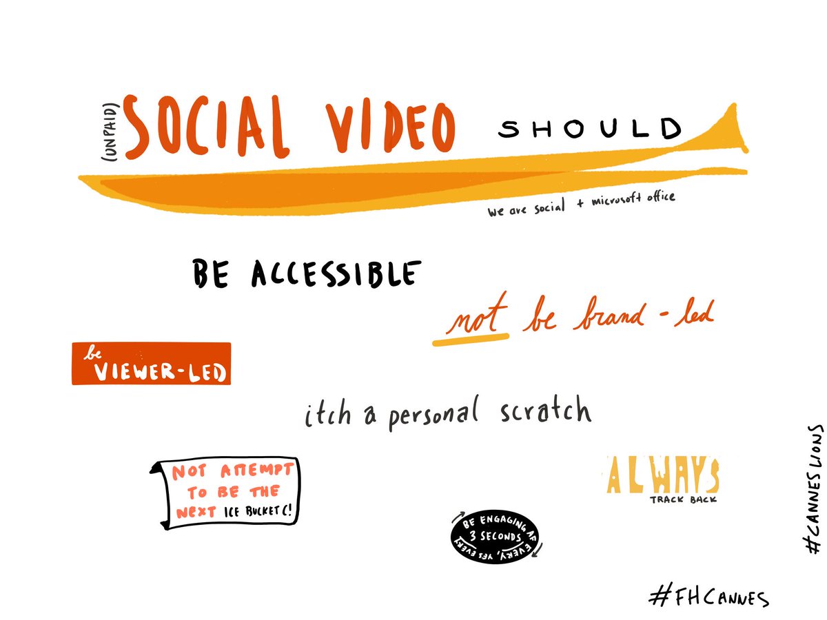 Social video? Remember these simple takeaways heard at #CannesLions #FHCannes