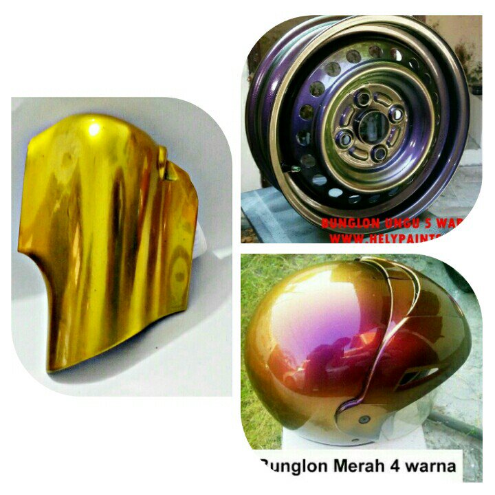 Jual cat Bunglon &amp; chrome HELYPAINTS.COM hub: WA 0852 1200 7777/0877 0101 0777 #Catbunglon #catchrome #helypaints