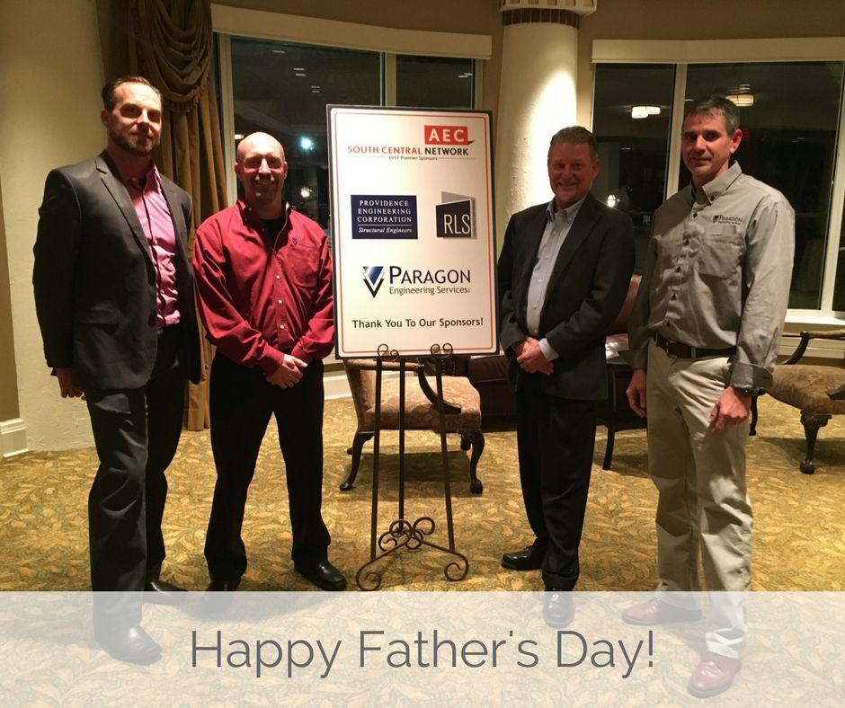 Happy Father’s Day to all the dads at Paragon and in the world who make life fun, and a special shout out to the father of Paragon--Vaughn!