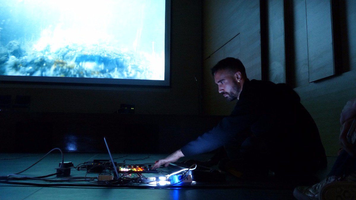 Yesterday Hicham Berrada presented Presage at the inauguration of the Centro Cultural Banco de la República.
#ISEA2017 - #ImagenFest.