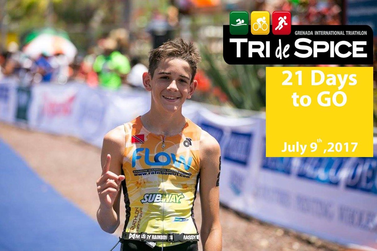 21 Days to Tri de Spice 2017 (Grenada International Triathlon)raceroster.com/events/2017/12…
#triathlon #tridespice #grenada #sports