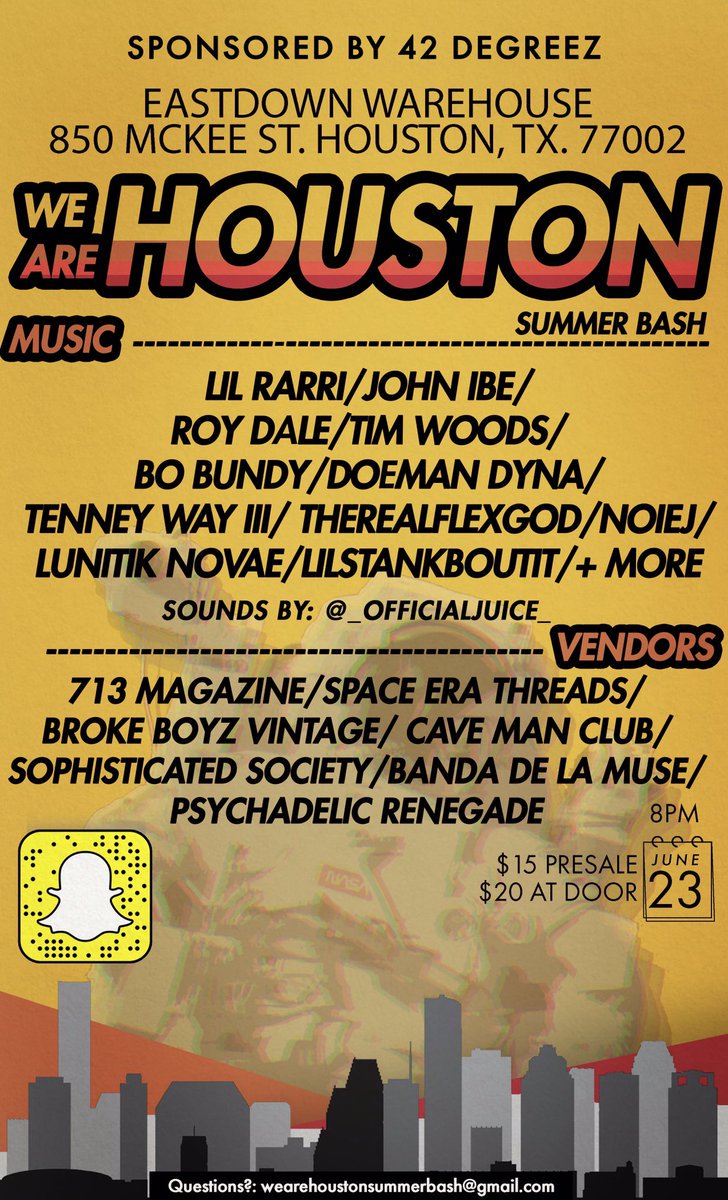 This coming Friday in EaDo--