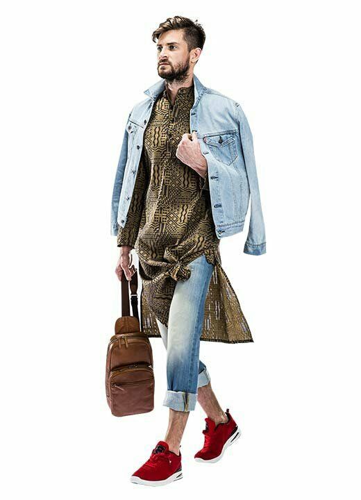 skyshopee's tweet photo. #mens_fashion with #indo_western #culture for #men #jeans_shirt with #printed_kurta and jeans looks perfect this #summer_look https://t.co/luz8XEyWUO