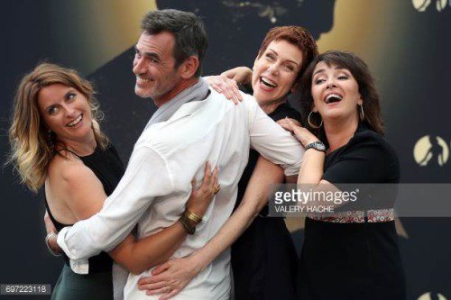 06-18 (LtoR) French actors Anne Decis, Jerome Bertin, Marie... dlvr.it/PNDtBJ #simianelarotonde