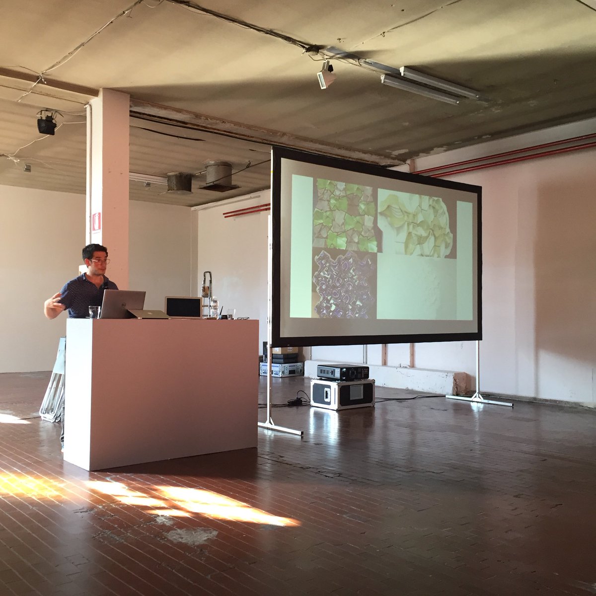 KnudWalter's tweet photo. @Furmadamadam lecturing #AssabOne @SaturatedSpace simply brilliant #milanoarchweek https://t.co/aWU9iHqbpv