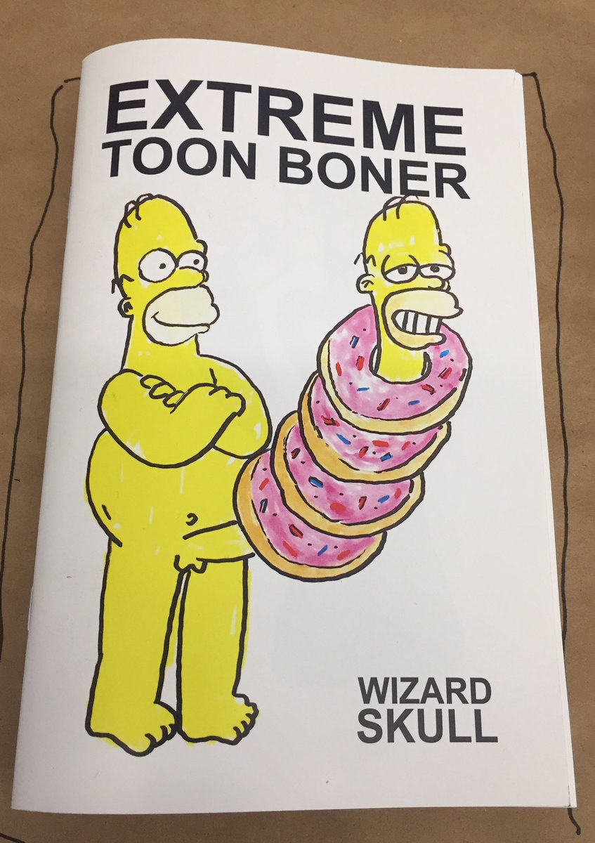 NathAt's tweet photo. Powerless to resist WizardSkull's doughnut ourobouros Homer #toabf2017 https://t.co/ZJAi79wYEm
