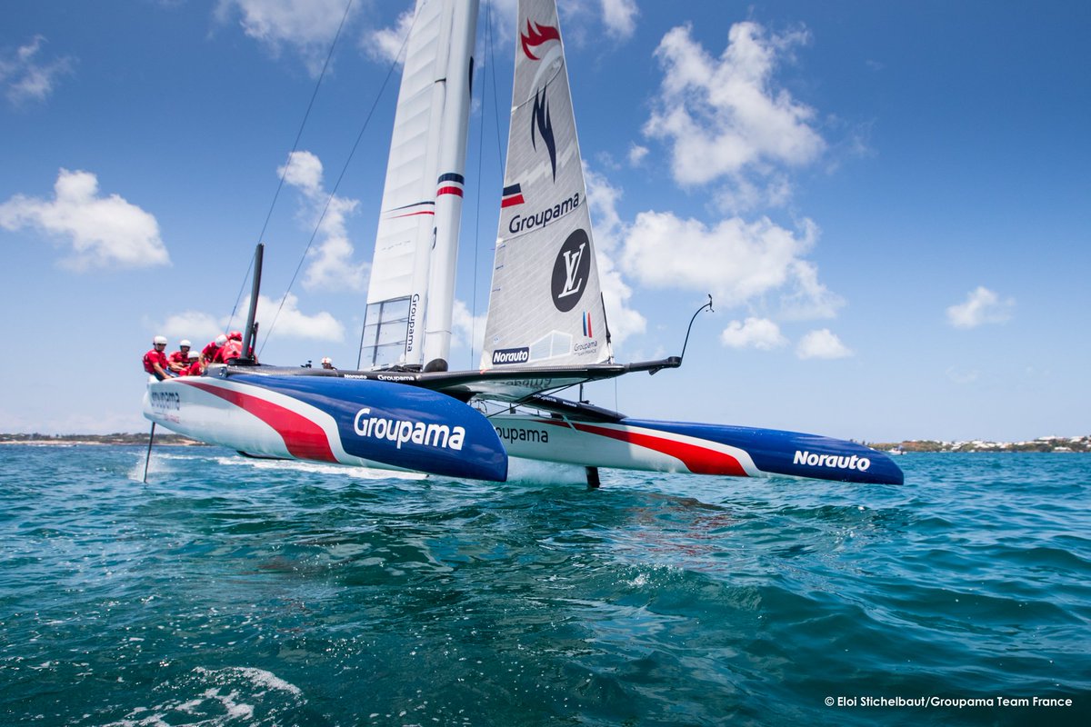 TeamFranceVoile's tweet image. 🤙 Avez-vous déjà frôlé un Class AC ? Non ? Bonne soirée devant #AmericasCup @SportAvecCanal #FlyBy #ClassAC #BestBoat