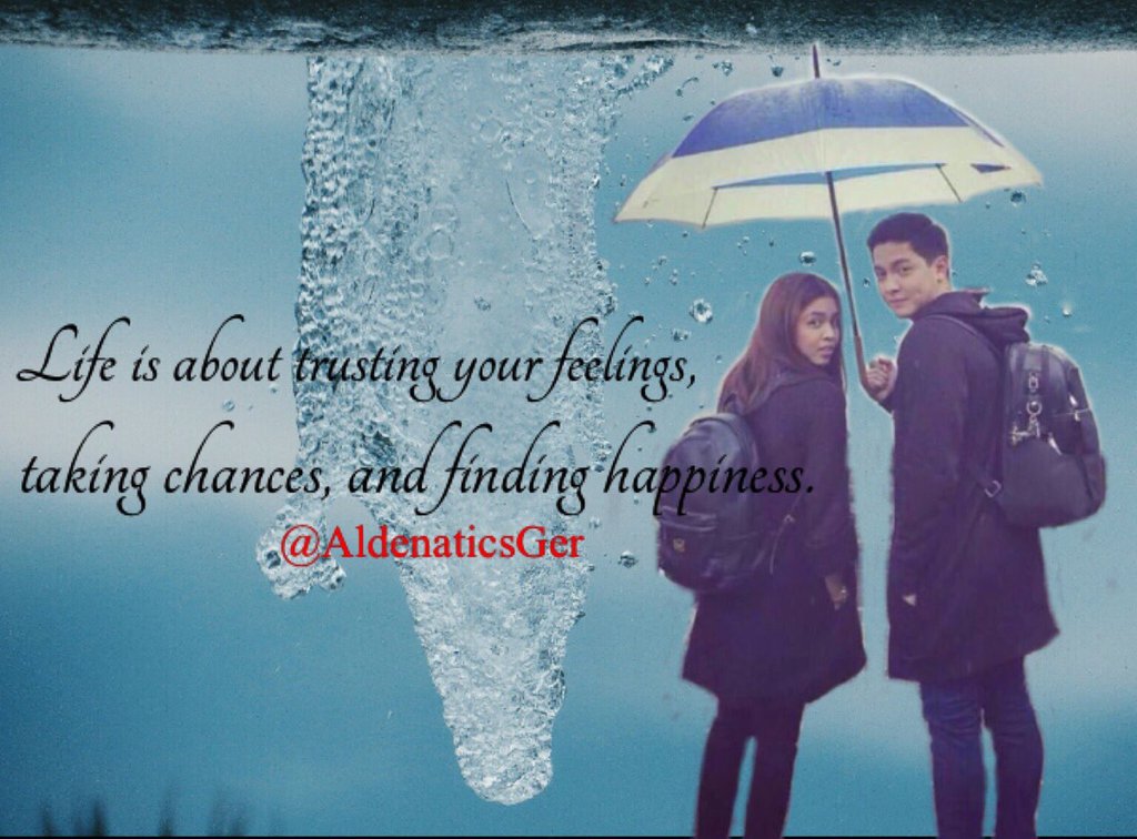 Life is about trusting ur feelings,taking chances,&amp; finding happiness.
#ALDUBItsANewDay 

@MAINEnatics_MK <a href="/ALDUBARKADS/">ALDUBARKADS</a> 
<a href="/MaineAlden16/">ALDUB|MAIDEN NATION</a>