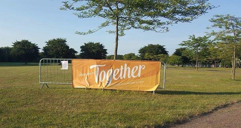T17festival's tweet photo. We are Relational Mission. Off we go! Together. Don't get left behind! #togetherfest17 @RMchurches https://t.co/RM5CN6vCoE