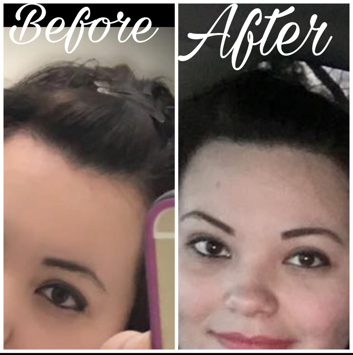 JanieLovesMkUp's tweet photo. Before and after pics of my experience with #RootTouchUp by #Clairol #Sponsored by @influenster #ShowYourRoots https://t.co/HucXuIoMxg
