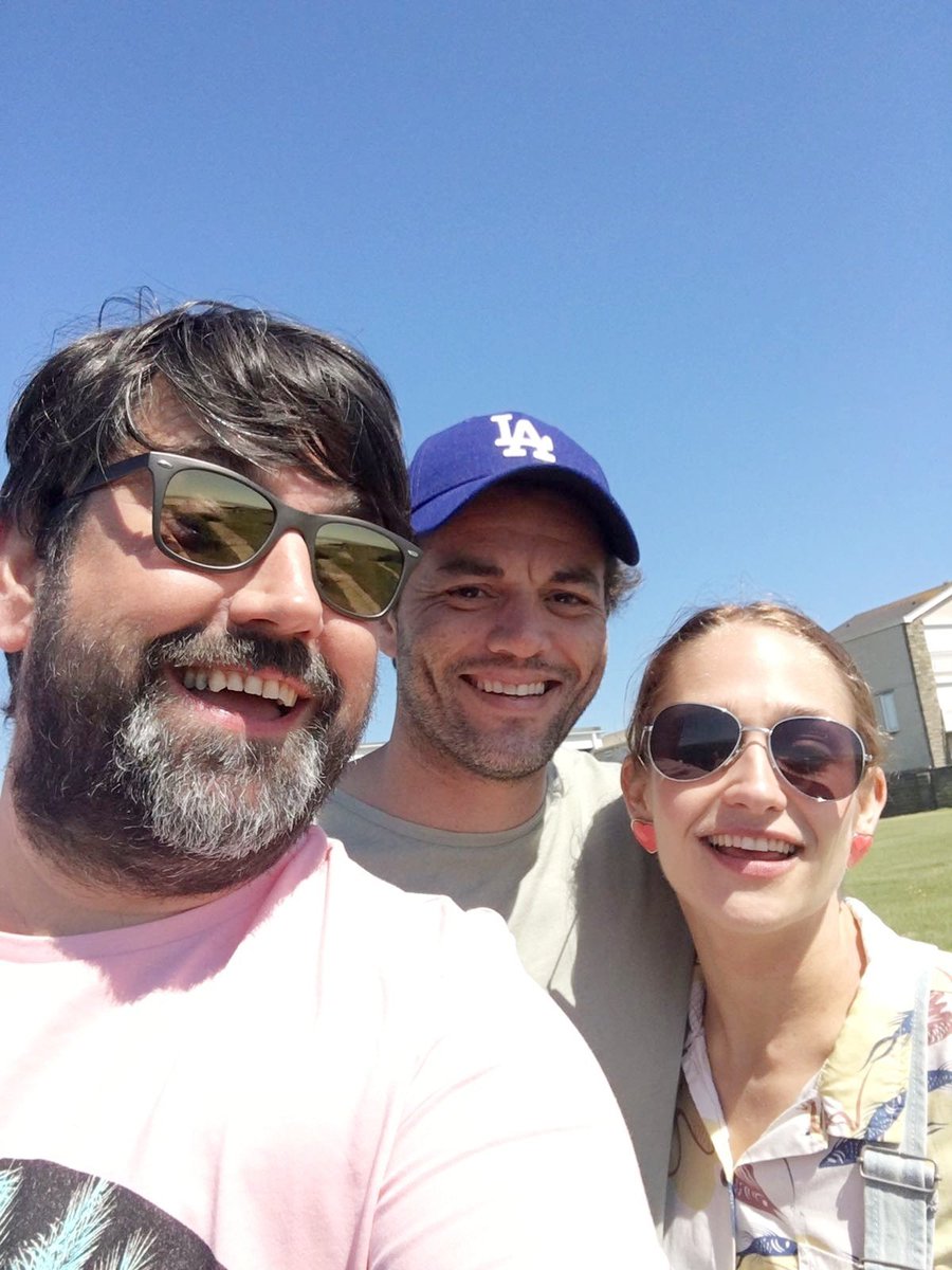 legitdavidwade's tweet photo. Thats a wrap on @Jamiedadams1 latest shoot. Pleasure working w/ these 2 fine actors. @jemimakirke @relis and my boys @NoelClarke @JasonMaza https://t.co/bhSMXYWiVH