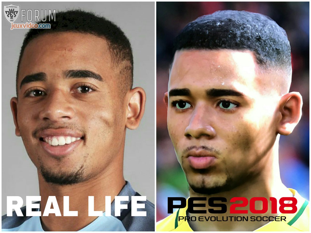 ActuFoot_'s tweet photo. Les graphismes de PES 2018... 😳 https://t.co/IOpadoFIjH