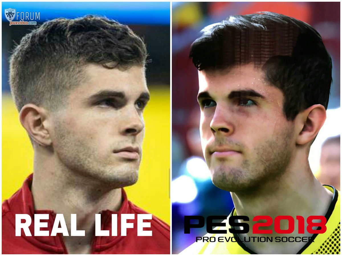 ActuFoot_'s tweet photo. Les graphismes de PES 2018... 😳 https://t.co/IOpadoFIjH