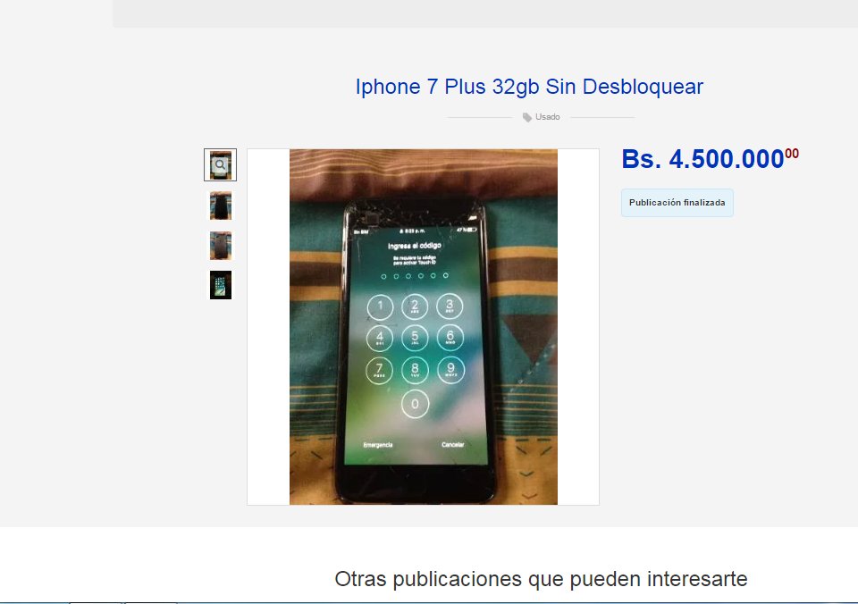 JesusChaconHD's tweet photo. @LuisitoComunica Hey pilluelo👋 ! Acaso este no es Tu cel ? Lo postearon en una pagina de compra y venta muy popular aquí en Venezuela🇻🇪 https://t.co/F1IoFD6t9J