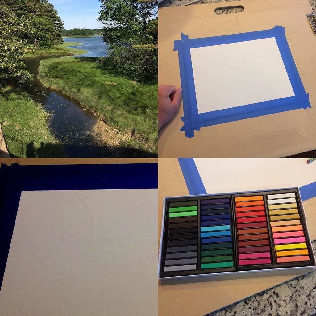 idigboston's tweet photo. I'm brand new to pastels, I've only done B&W art for YEARS, and I've only done hyper-realism. What could possibly go wrong?! #afraidofcolorโฆ https://t.co/xucG6wCn7t