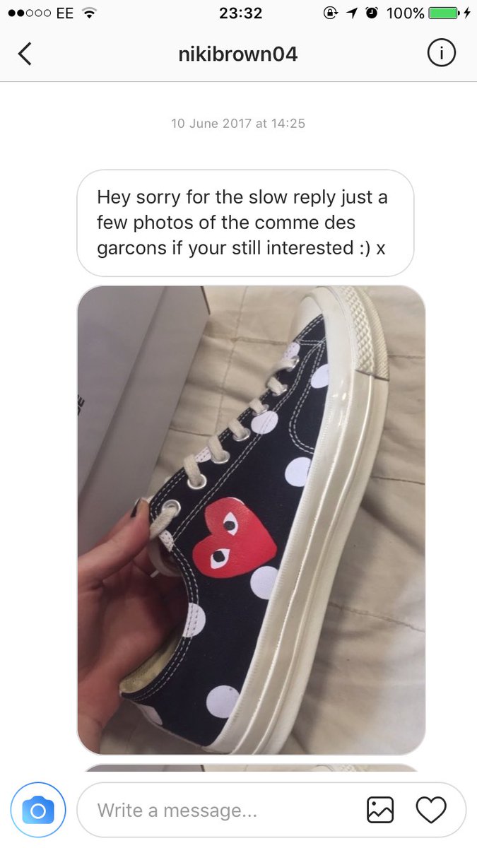 emilysmeeton's tweet photo. Niki Brown scammed me, would appreciate it if people took the time to retweet this and read this, beyond pissed off https://t.co/MEVu9nQMk8