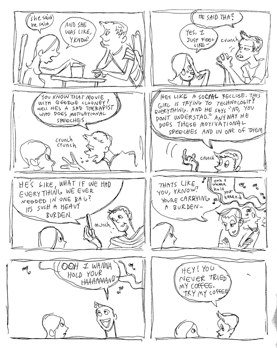 Dude overheard at a coffee shop 
