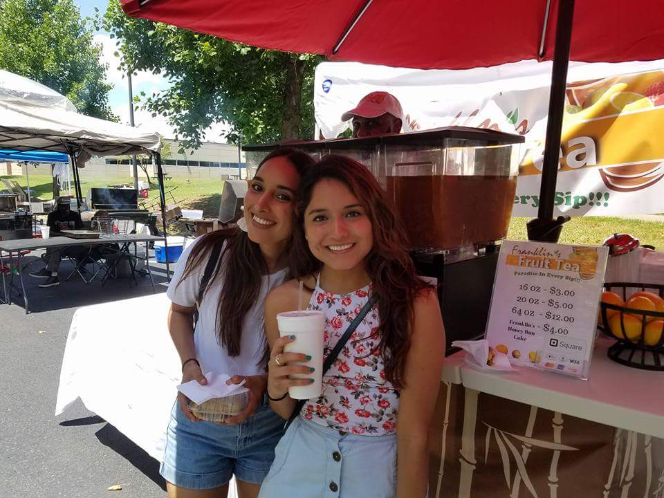 GermayleF's tweet photo. Another Successful Day for Franklin's Fruit Tea! https://t.co/fekojOhGHc