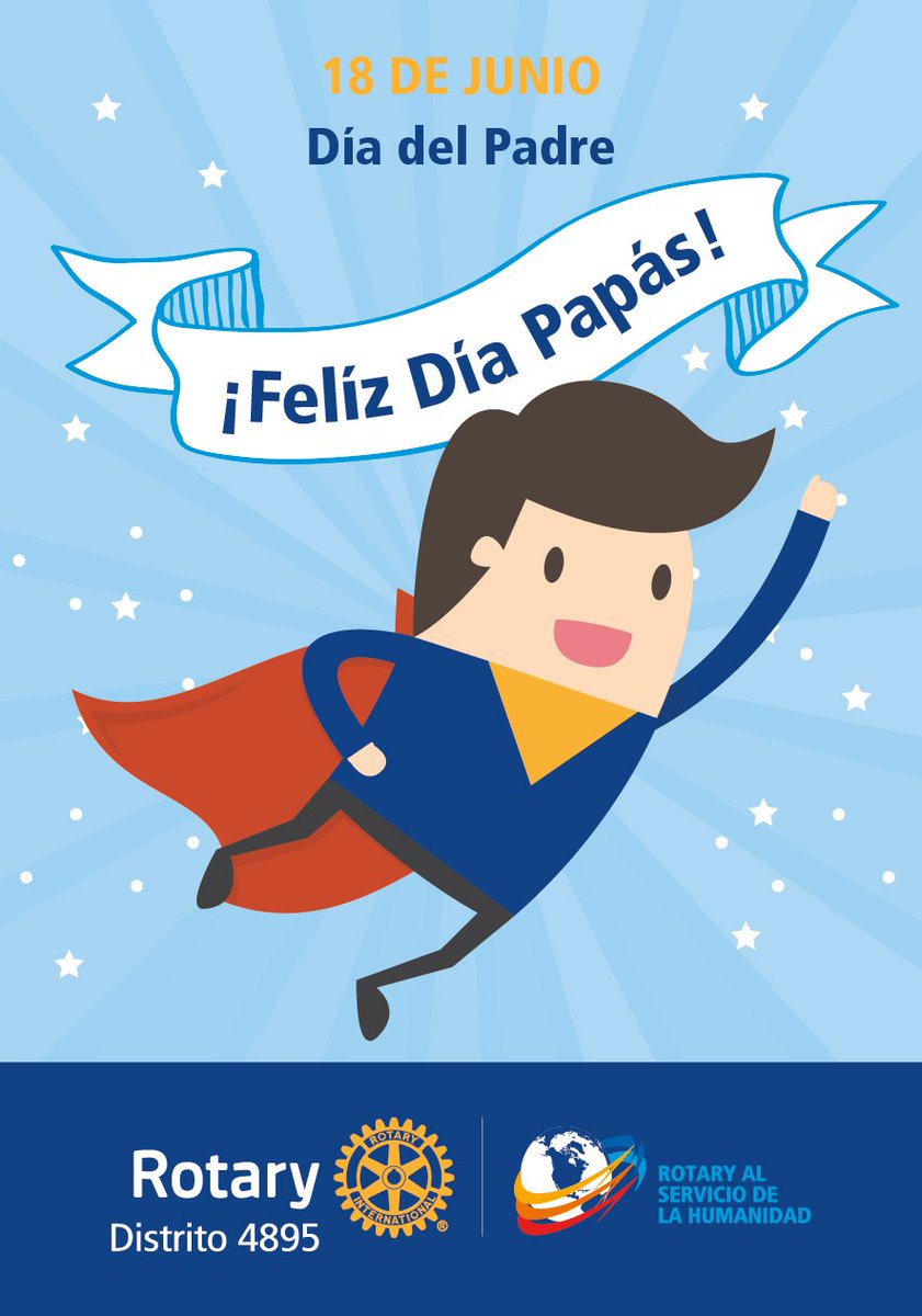 4895Rotary's tweet photo. Para los del corazón, alma, héroes,q acompañan,q están, q no, q darían su vida por ser, q la vida les acercó a quien le dice "papá".Felizdía https://t.co/6cSfo0dad2