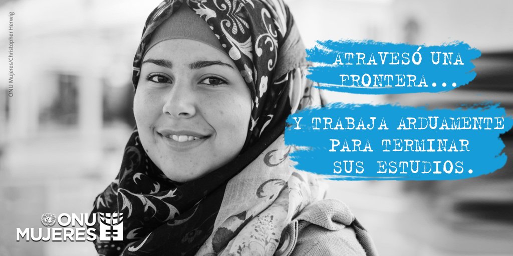 ONUMujeres's tweet photo. Mujeres refugiadas pasan por mucho. Necesitan poder empezar de nuevo. https://t.co/ICyUOcNkB4 #ConLosRefugiados https://t.co/4iEPQ1NlLI