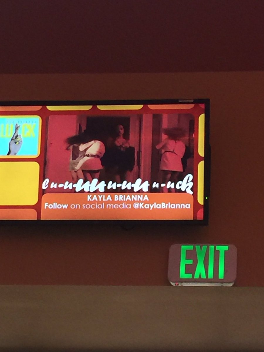 JDPComm's tweet photo. Just saw this playing in the lobby of my local Regal theater. Glad to see good things happen to good people. @KaylaBrianna @TheJetOnTNT https://t.co/0Yo4x7UJ7t
