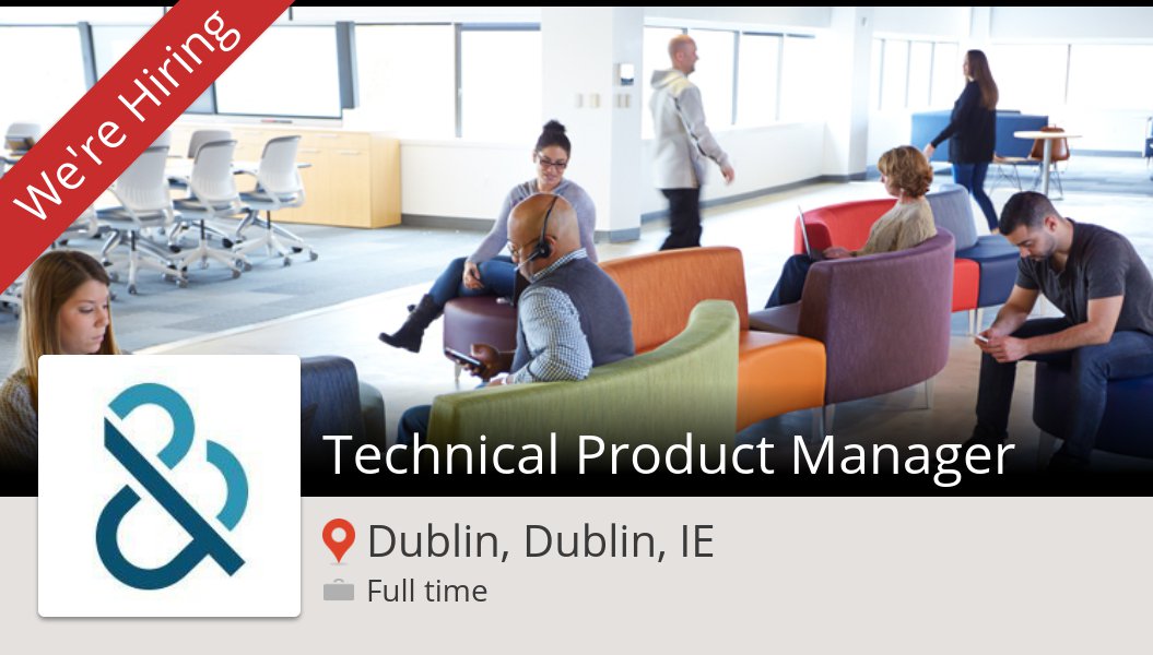 #Technical #Product Manager at #DunBradstreet (#DublinDublinIE) #job workfor.us/dunandbradstre… #teamdnb