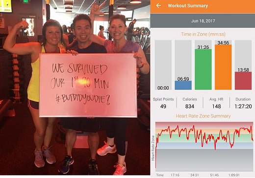 radio_vsj's tweet photo. @orangetheory Challenge accepted! Our first 90 min class today.  #WeDidntDie #Splattanooga 💪 https://t.co/qpt4je4W1i