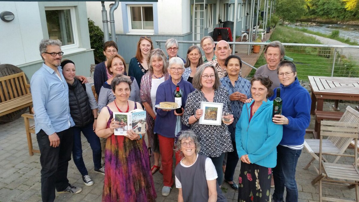 lancastercoho's tweet photo. Friends, neighbours and guests eating and drinking together at Forgebank last night, remembering Jo Cox. #MoreInCommon #GreatGetTogether https://t.co/8cIAYLl2Zb
